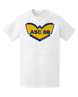 ASC 80 POP 84 YELLOW BLUE TEE