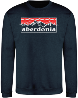 ABERDONIA SNOWY MOUNTAIN RED WHITE hoodies and sweatshirts