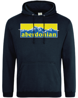 ABERDONIAN SNOWY MOUNTAIN SWEDISH COLOURS hoodies and sweatshirts