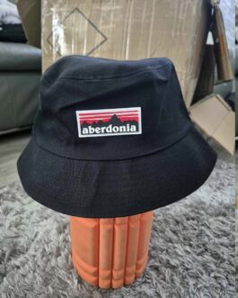 Aberdonia Silicone Patch Bucket Hats one size